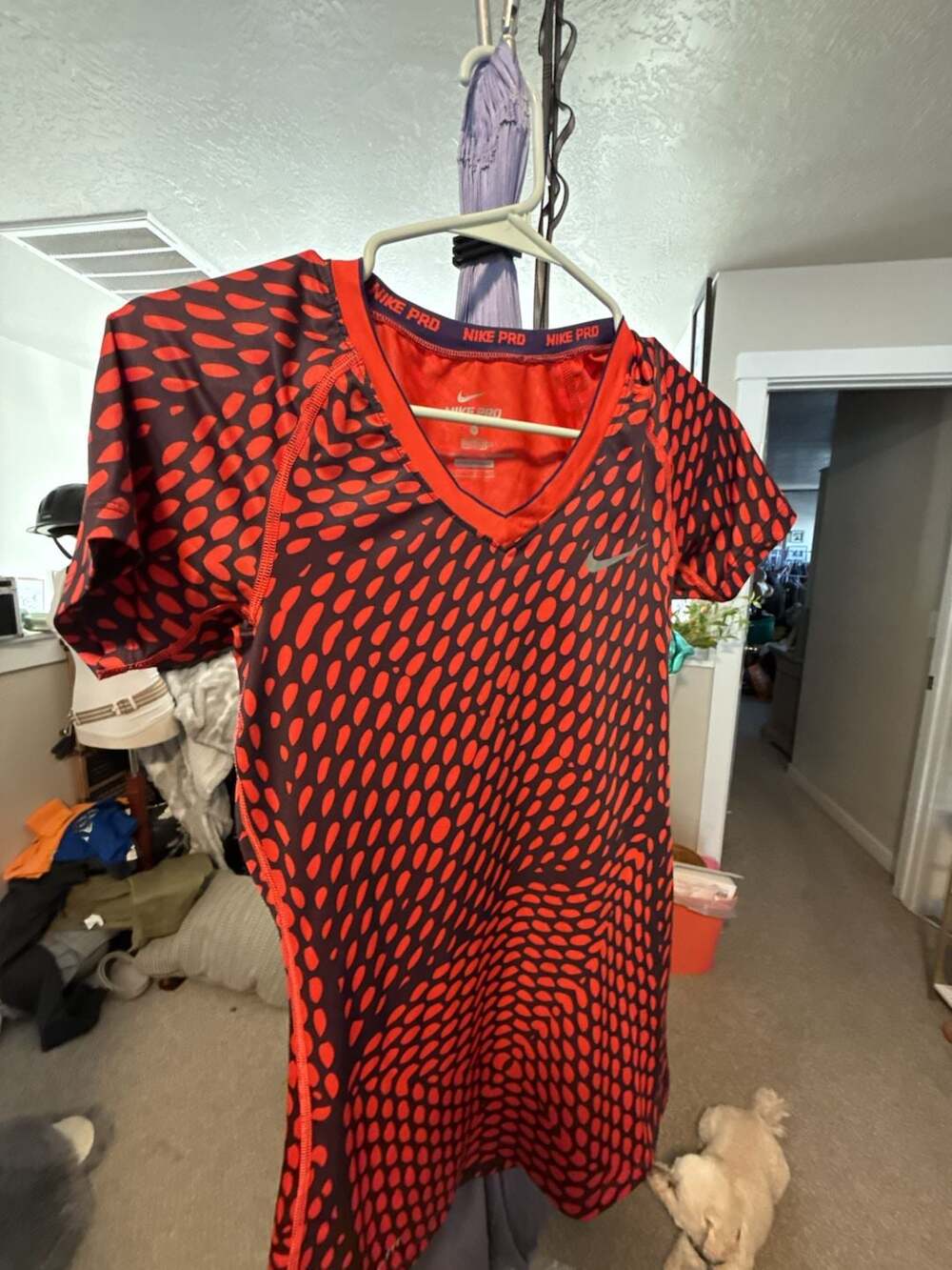 Nike Pro Dri-FIT Fitted Short Sleeve Shirt Size S